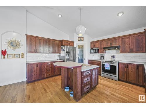 13006 141B Av Nw, Edmonton, AB - Indoor Photo Showing Kitchen With Double Sink