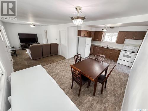 106 1St Street, Gull Lake, SK - Indoor Photo Showing Kitchen With Double Sink