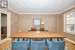 The formal dining room. - 