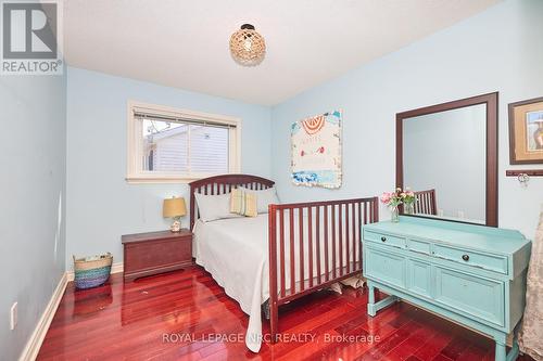 The 3rd bedroom, with the same beautiful flooring! - 12 Brigantine Court, St. Catharines (Port Weller), ON - Indoor Photo Showing Bedroom