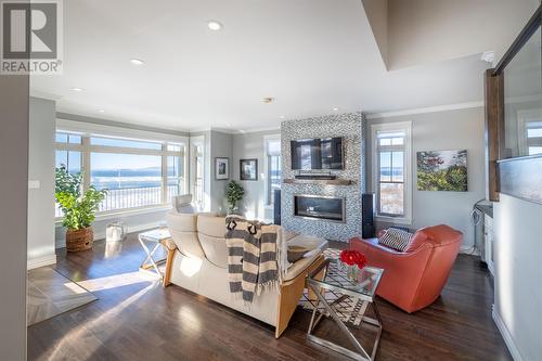 2 Commodore Place, Conception Bay South, NL - Indoor Photo Showing Living Room With Fireplace