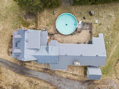 Photo aérienne - 696 Route 202 E., Hemmingford - Canton, QC - Outdoor With Above Ground Pool