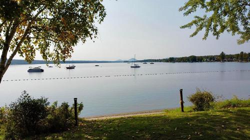 Access to a body of water - 116 Av. Des Guides, Magog, QC - Outdoor With Body Of Water With View