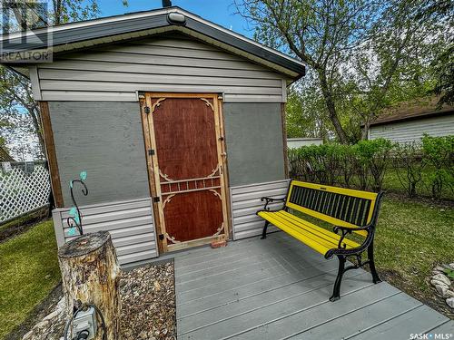 107 May Street, Neudorf, SK - Outdoor With Deck Patio Veranda With Exterior