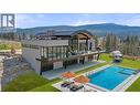 Virtual pool and landscaping - 4275 Todd Road, Kelowna, BC  - Outdoor With In Ground Pool With View 