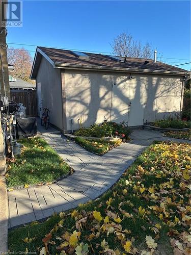 View of outbuilding with fence - 627 Upper Sherman Avenue, Hamilton, ON - Outdoor With View