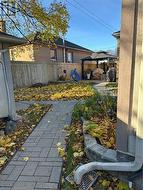 View of yard featuring a patio, a gazebo, and fence - 