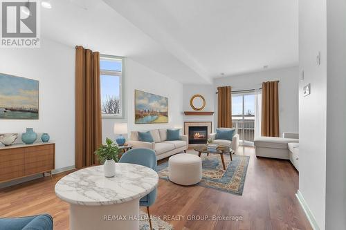 1002 Redtail Private, Ottawa, ON - Indoor Photo Showing Living Room With Fireplace