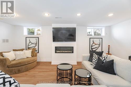 2126 Grange Drive, Mississauga, ON - Indoor Photo Showing Living Room With Fireplace