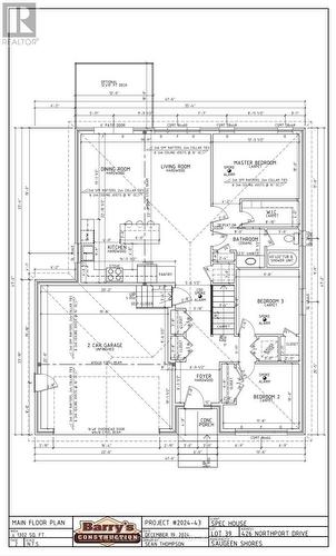 Main Floor Plan - 426 Northport Drive, Saugeen Shores, ON - Other