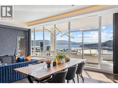 1191 Sunset Drive Unit# 3302, Kelowna, BC - Indoor Photo Showing Dining Room