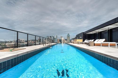 Pool - 1010-101 Rue Peel, Montréal (Le Sud-Ouest), QC - Outdoor With In Ground Pool