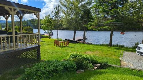 Cour - 377 Ch. Lac-Léon, Saint-Donat, QC - Outdoor With Body Of Water