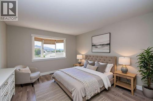 Bedroom is virtually staged - 1001 30 Avenue Unit# 30, Vernon, BC - Indoor Photo Showing Bedroom