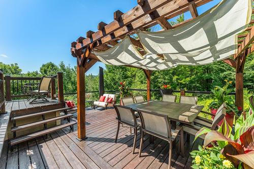 Balcon - 1573 Ch. Jordan, Dunham, QC - Outdoor With Deck Patio Veranda With Exterior