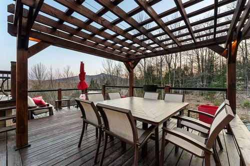 Balcon - 1573 Ch. Jordan, Dunham, QC - Outdoor With Deck Patio Veranda With Exterior