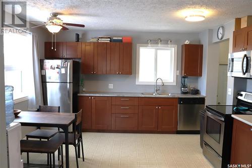 217 Second Avenue E, Debden, SK - Indoor Photo Showing Kitchen With Double Sink