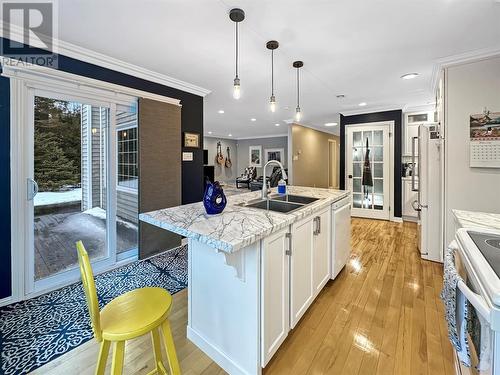 218 Buckingham Drive, Paradise, NL - Indoor Photo Showing Kitchen With Double Sink With Upgraded Kitchen