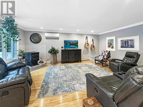 218 Buckingham Drive, Paradise, NL - Indoor Photo Showing Living Room With Fireplace