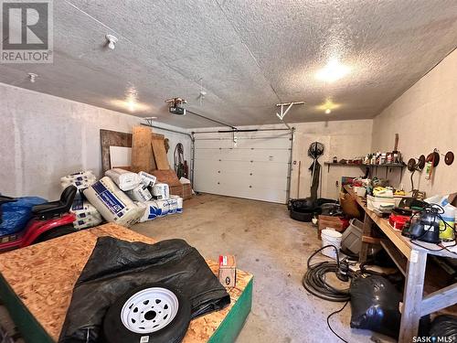 706 Railway Street, Chitek Lake, SK - Indoor Photo Showing Garage