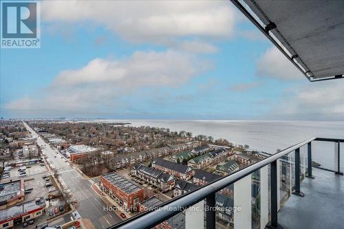 2102 - 1 Hurontario Street, Mississauga (Port Credit), ON - Outdoor With Balcony With View