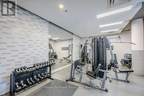 2102 - 1 Hurontario Street, Mississauga (Port Credit), ON - Indoor Photo Showing Gym Room