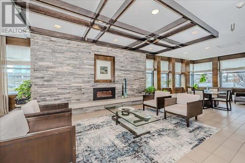 2001 - 1 Hurontario Street, Mississauga (Port Credit), ON - Indoor With Fireplace