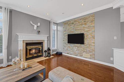 Salon - 451 Boul. De Fontainebleau, Blainville, QC - Indoor Photo Showing Living Room With Fireplace