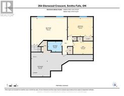 Lower level floor plan - 