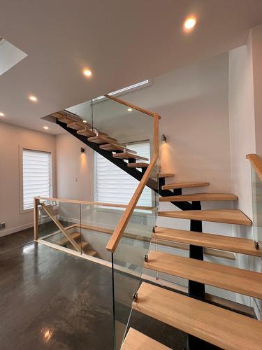 Staircase - 174 Ch. Du Tour-Du-Lac, Lac-Supérieur, QC - Indoor Photo Showing Other Room