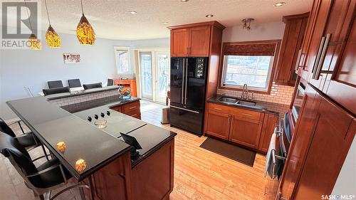 109 Parkview Place, Shellbrook, SK - Indoor Photo Showing Kitchen With Double Sink