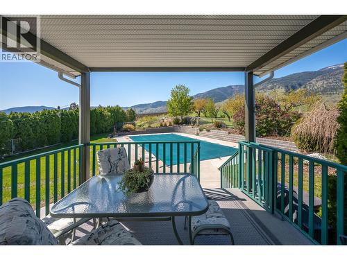 445 5 Road, Oliver, BC - Outdoor With In Ground Pool With Deck Patio Veranda With Exterior