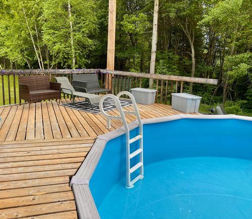 Piscine - 132 Rue Lafort, Témiscaming, QC - Outdoor With Deck Patio Veranda With Exterior