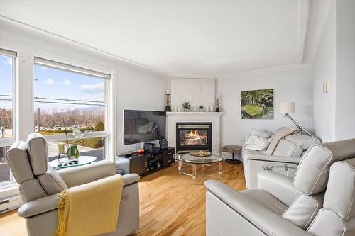 Room - 4-300 Rue Du Moulin, Magog, QC - Indoor Photo Showing Living Room With Fireplace