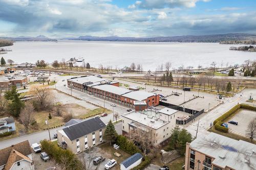 Aerial photo - 4-300 Rue Du Moulin, Magog, QC - Outdoor With Body Of Water With View