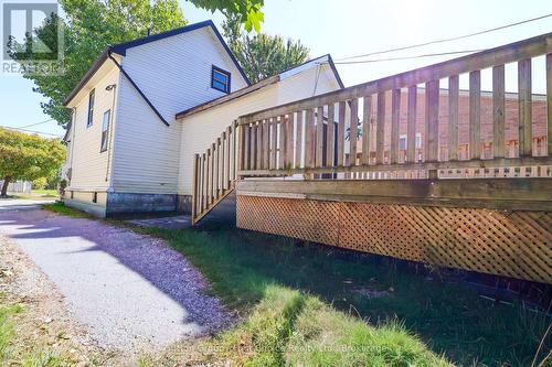 This photo has been AI enhanced. - 122 Trinity Street, Stratford, ON - Outdoor With Deck Patio Veranda