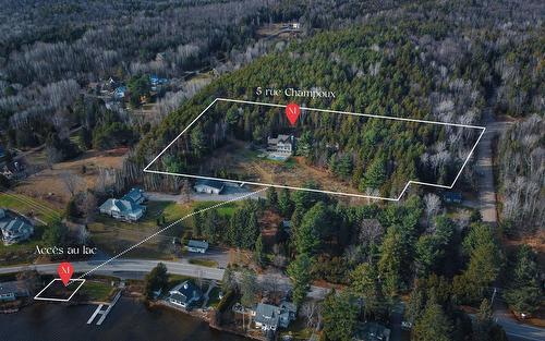 Aerial photo - 5 Rue Champoux, Sainte-Béatrix, QC -  With View