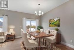Dining Room Virtually Staged - 