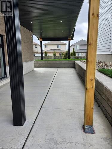 View of patio - 415 Water Street S, Cambridge, ON 