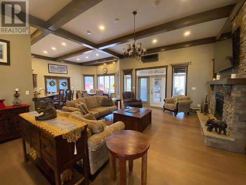 155 Hansen Highway, Stephenville, NL - Indoor Photo Showing Living Room With Fireplace