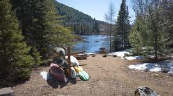 Accès au plan d'eau - 