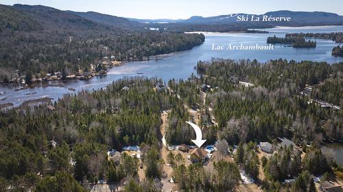 Photo aérienne - 6 Ch. De L'Aquarelle, Saint-Donat, QC - Outdoor With Body Of Water With View