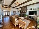 8165 Harper Subdivision Subdivision, Dawson Creek, BC  - Indoor Photo Showing Living Room With Fireplace 