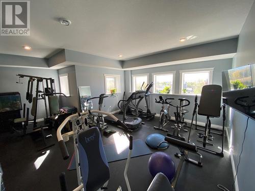 8165 Harper Subdivision Subdivision, Dawson Creek, BC - Indoor Photo Showing Gym Room