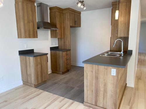 Kitchen - 539 Rue Charlie-Forbell, Mont-Tremblant, QC - Indoor Photo Showing Kitchen With Double Sink