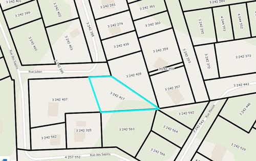 Plan (croquis) - Rue Julien, Saint-Jérôme, QC 