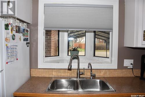119 Dewdney Street, Indian Head, SK - Indoor Photo Showing Kitchen With Double Sink