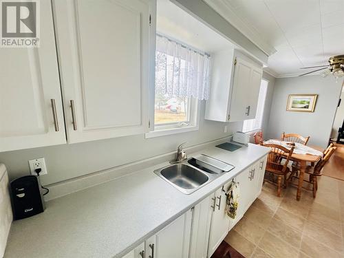 37A Main Street, Roberts Arm, NL - Indoor Photo Showing Kitchen With Double Sink