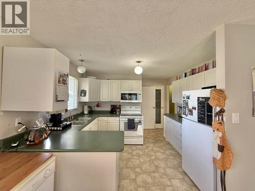 124 Lindsay Street, Quesnel, BC - Indoor Photo Showing Kitchen With Double Sink