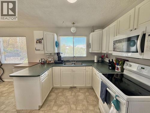 124 Lindsay Street, Quesnel, BC - Indoor Photo Showing Kitchen With Double Sink